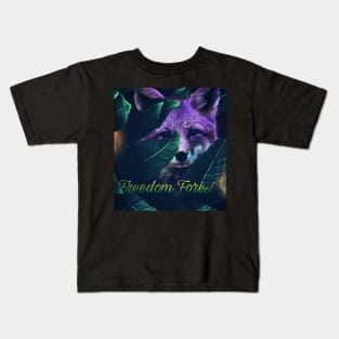 Freedom Forest Fox Kids T-Shirt